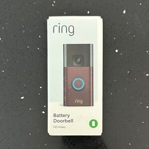 Ring Battery Doorbell Bronze Accents (new in box)